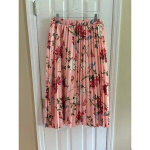 Spartina Floral Pleated Maxi Skirt
